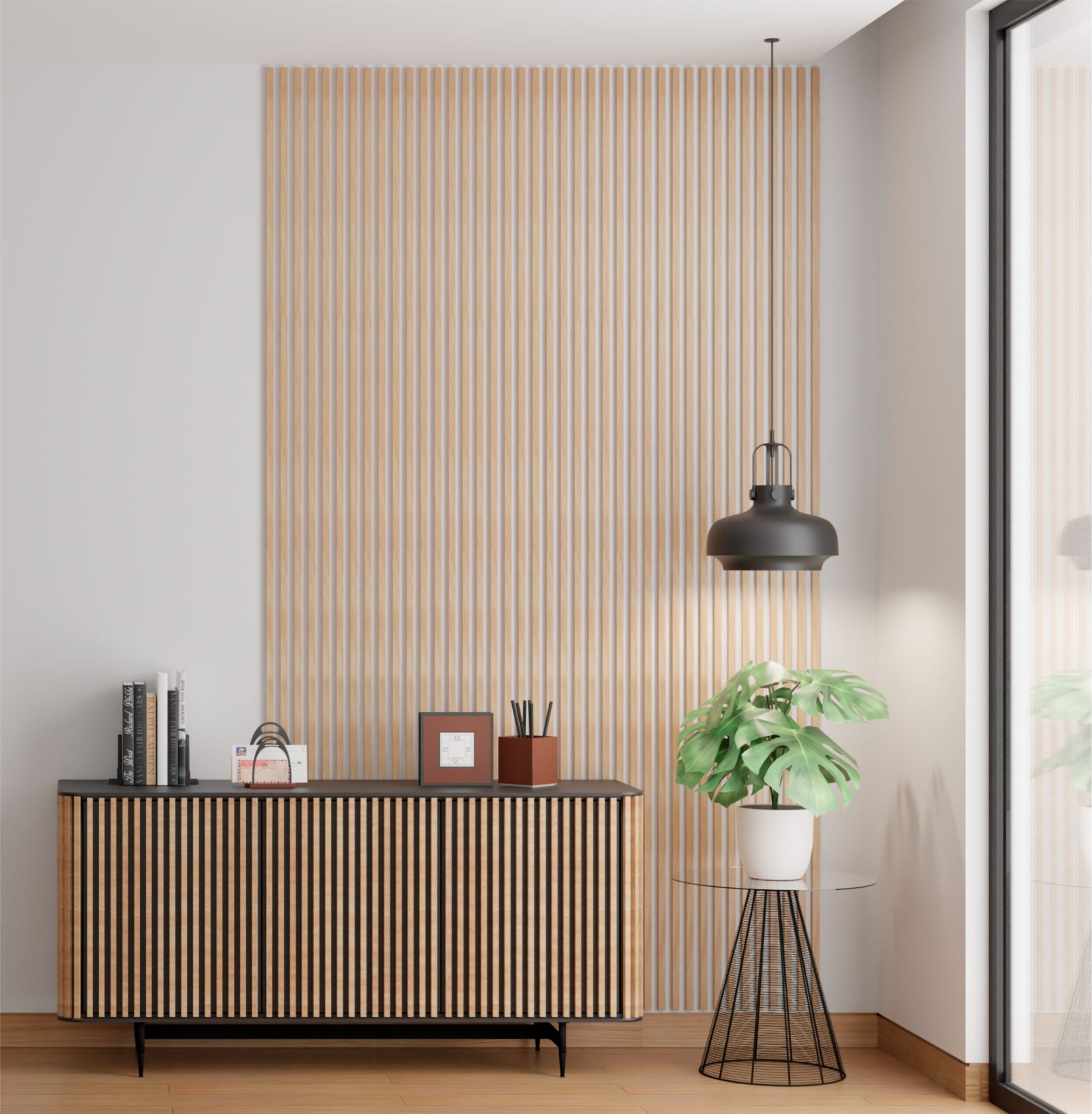3D Ακουστικά Πάνελ από PVC και Φυσικό Καπλαμά (Pet Felt)-03